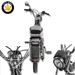 Bye Bike Retro schwarz Mofa Töffli Moped Shop kaufen Schweiz